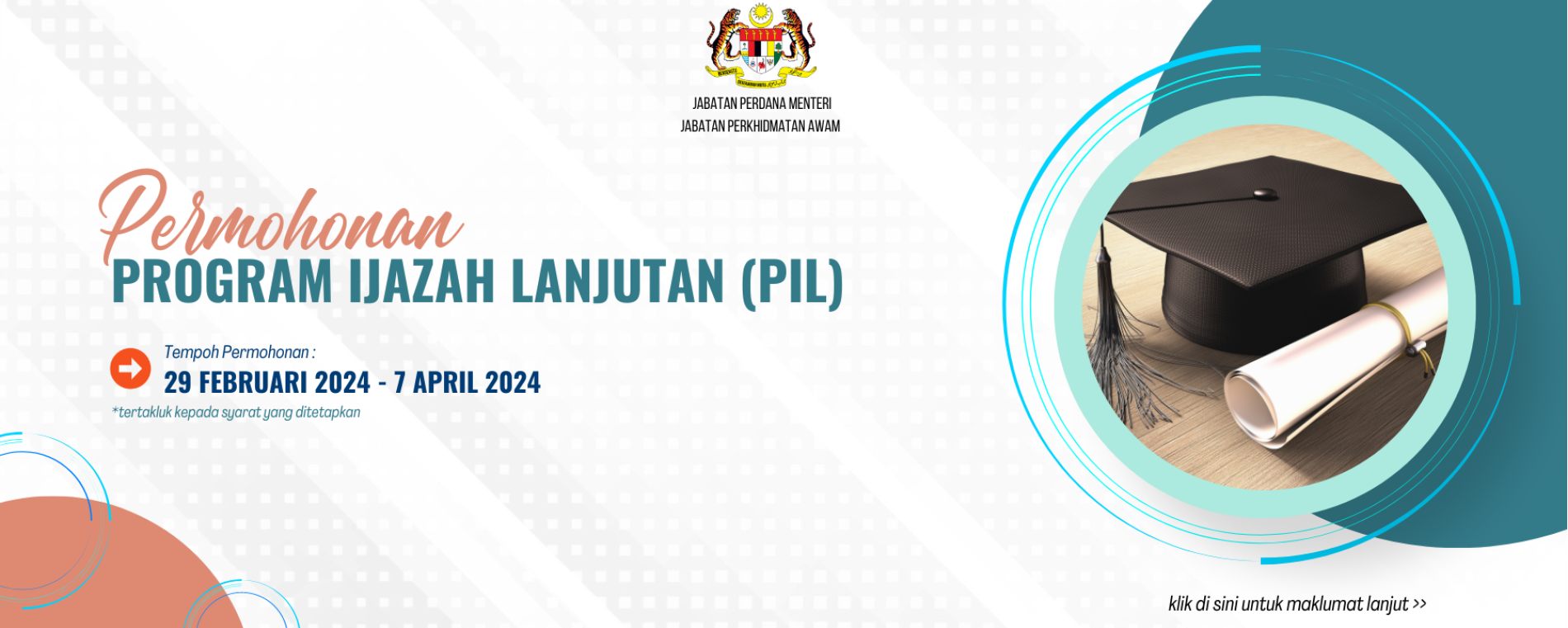 Biasiswa Jpa Program Ijazah Lanjutan Tahun